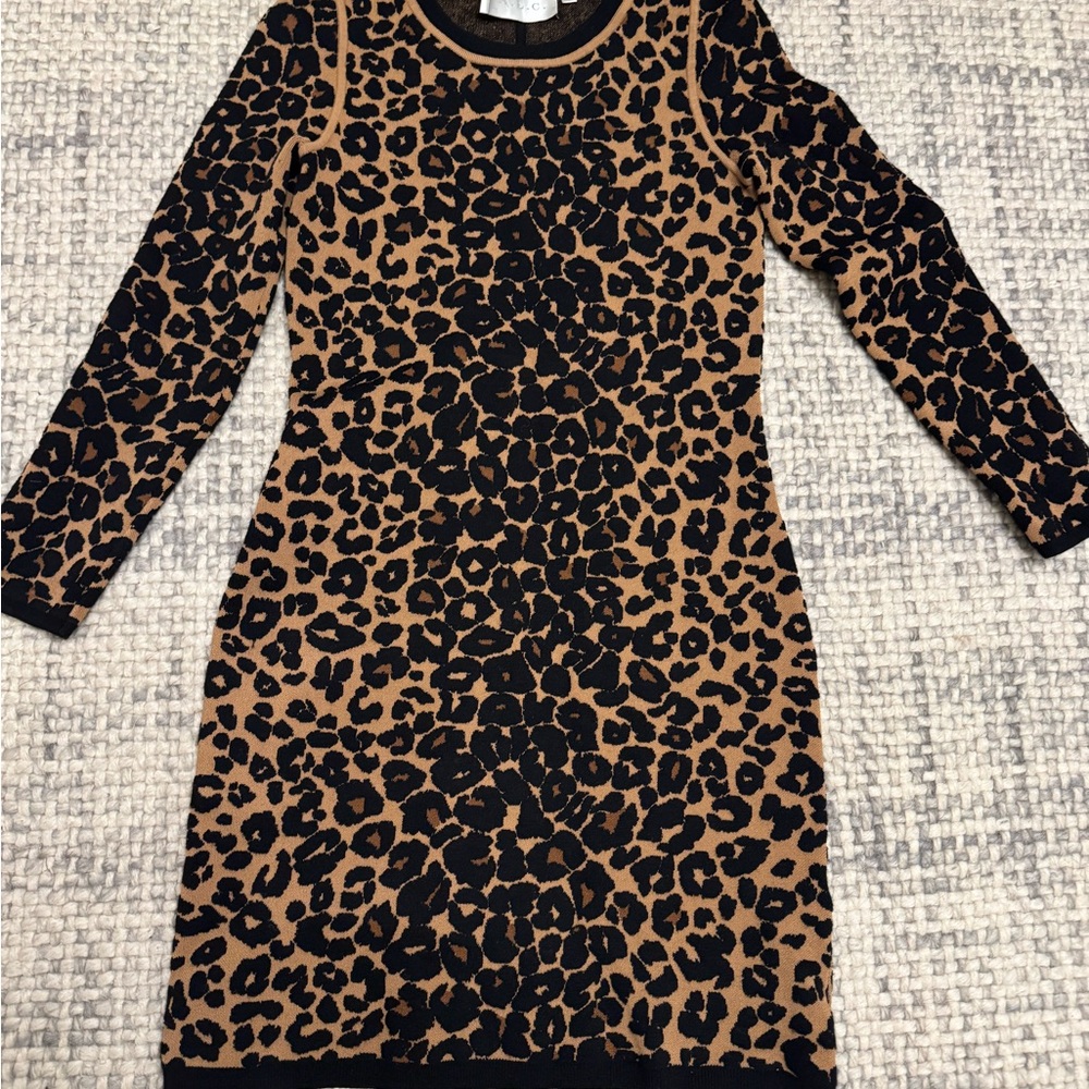 ALC knit mini dress in animal print, sz.xs.